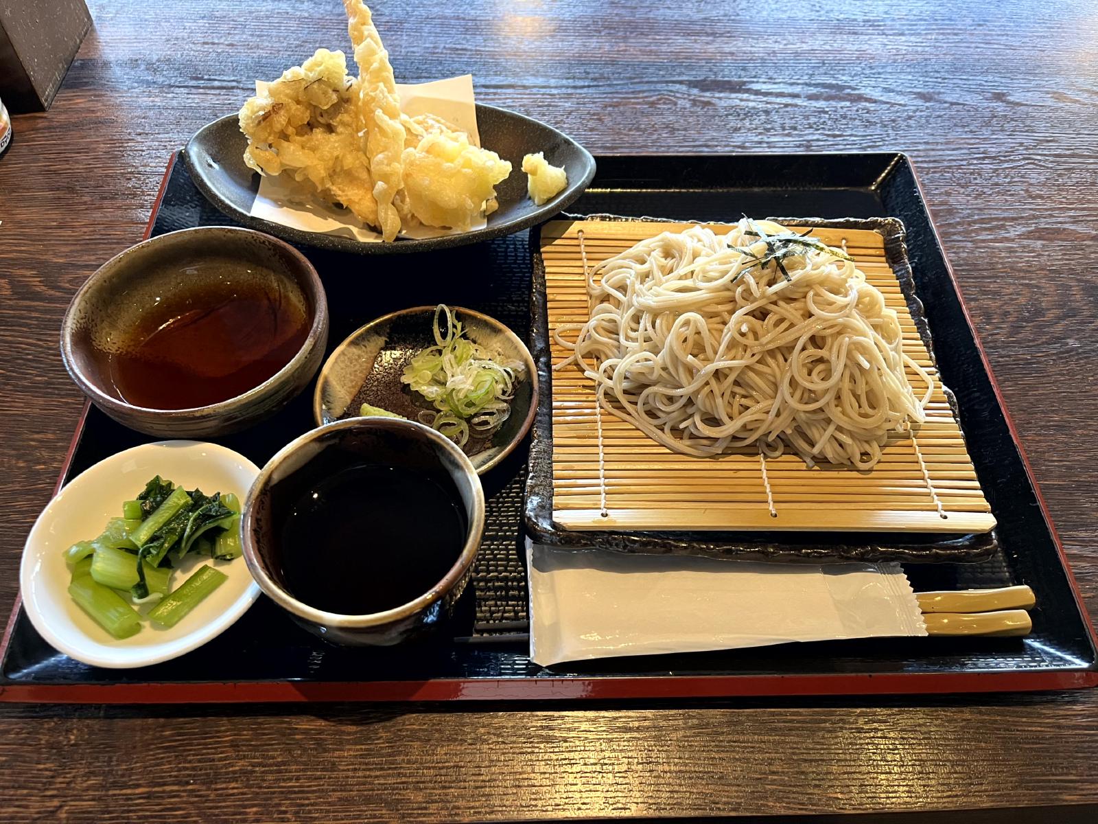 野沢菜つきのお蕎麦